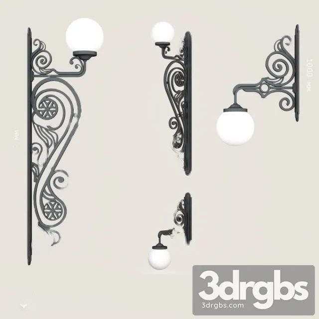 Neoclassic Outdoor Wall Light 3D Model Download Neoclassic Outdoor Wall Light 3D Model Download