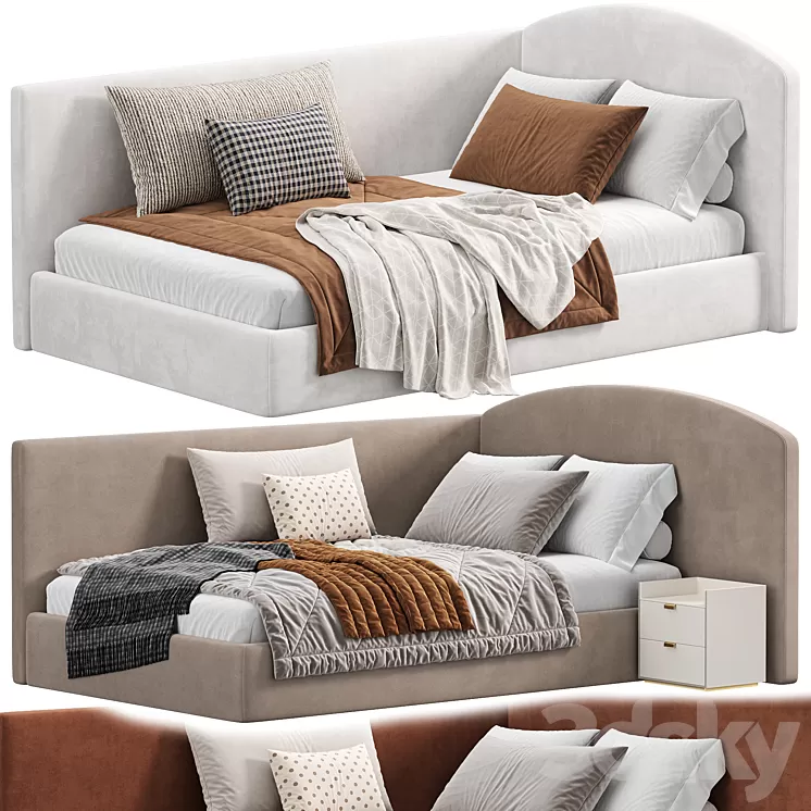Neolia Bed BOLZAN by Milansofa 3D Model Free Download Neolia Bed BOLZAN by Milansofa 3D Model Free Download