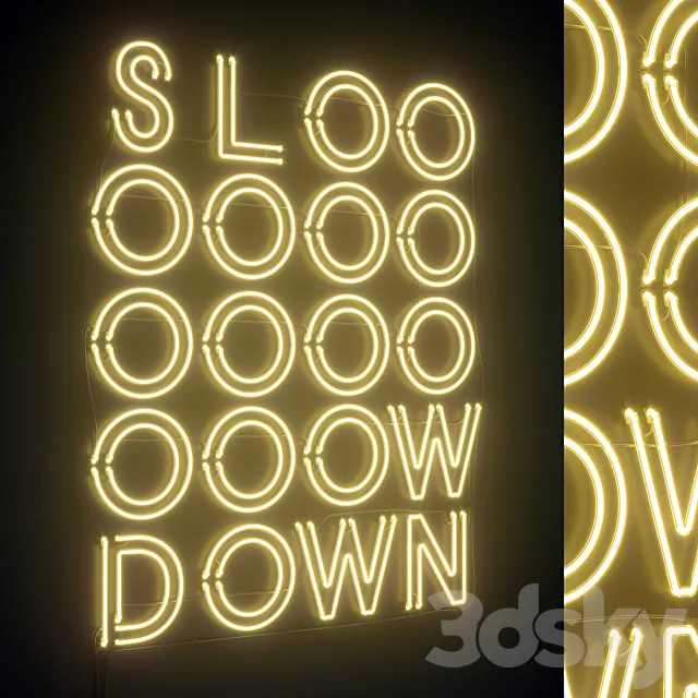 Neon 204 3D Model Neon 204 3D Model