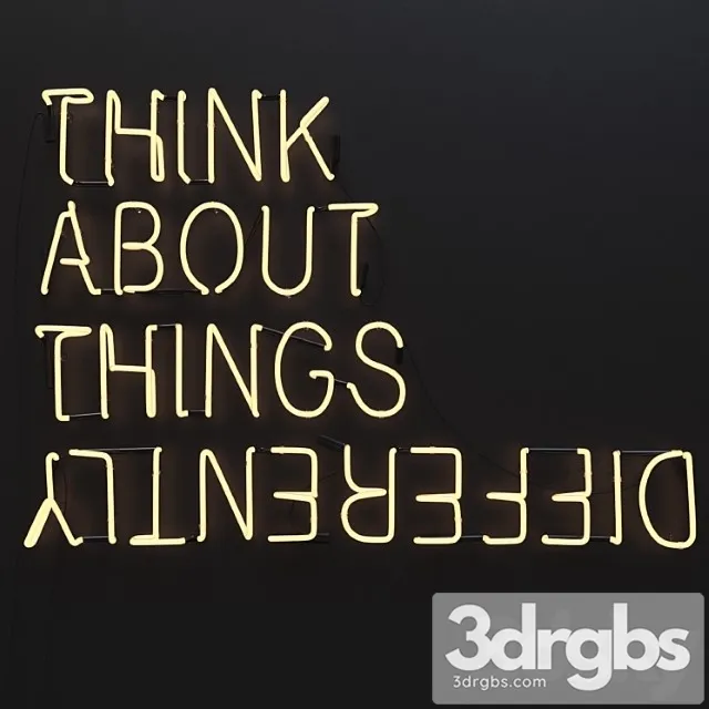 Neon inscription, neon sign Neon inscription, neon sign