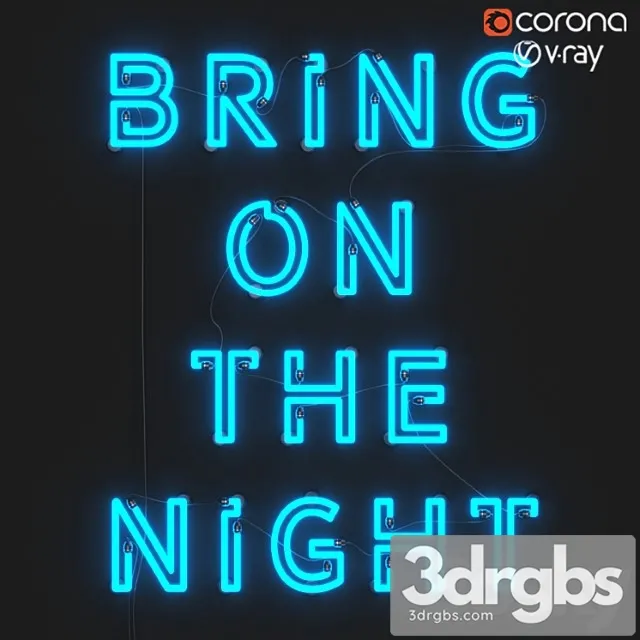 Neon light lamp 003 Neon light lamp 003