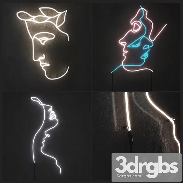 Neon light. set 1 Neon light. set 1