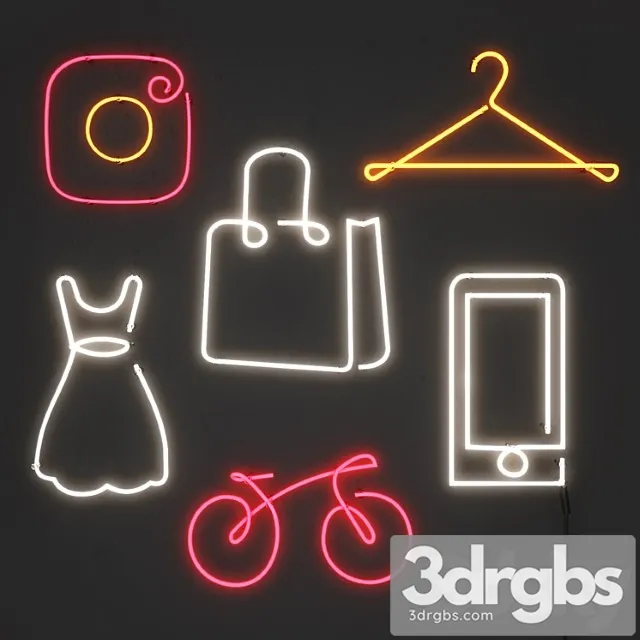 Neon light. set 9 Neon light. set 9