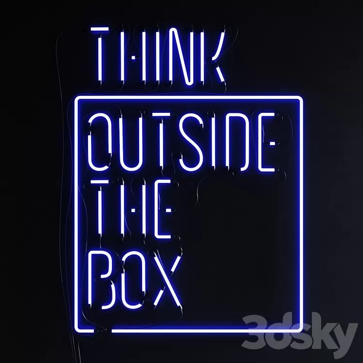 Neon Set 017 Neon Sign 3D Model Neon Set 017 Neon Sign 3D Model