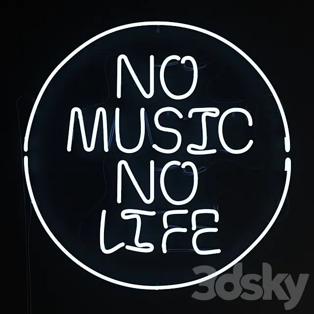 Neon Set 02 Neon Sign 3DModel