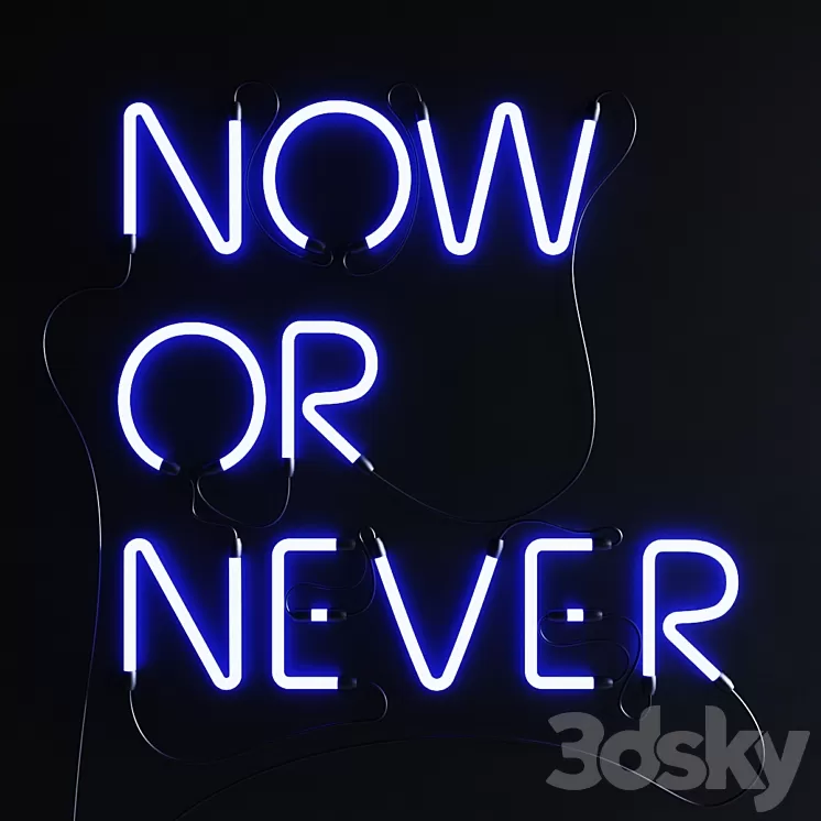 Neon Set 022 Neon Sign 3D Model Neon Set 022 Neon Sign 3D Model