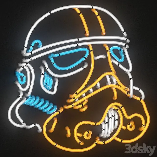 neon set 7 3D Model neon set 7 3D Model