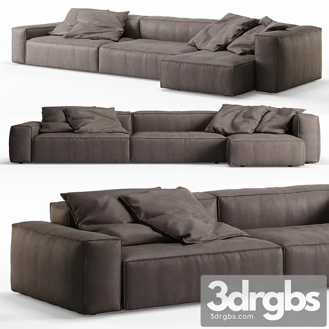 Neowall leather corner sofa by living divani Neowall leather corner sofa by living divani