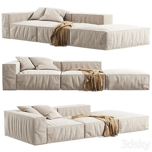 Neowall Lounge Sofa 3D Model Neowall Lounge Sofa 3D Model