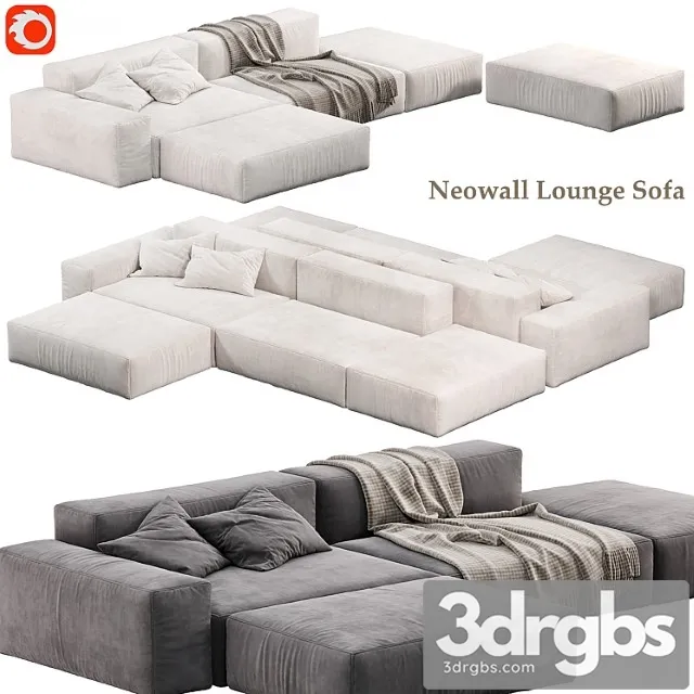 Neowall lounge sofa n2 by livingdivani, Neowall lounge sofa n2 by livingdivani,