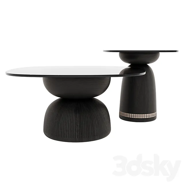 Nera Table Black Monica Forster Zanat 3DModel