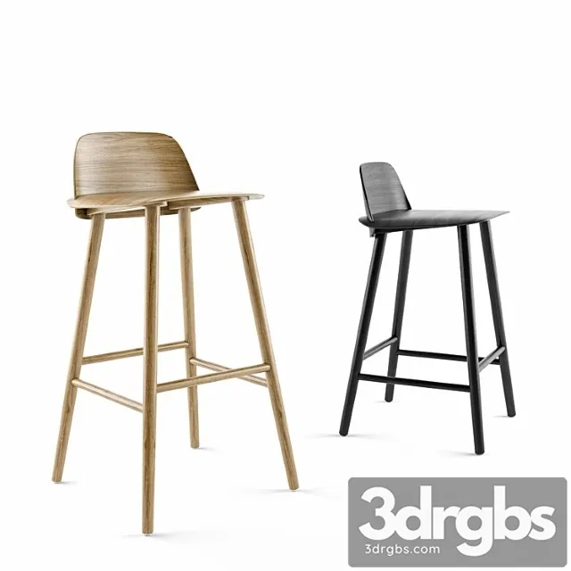 Nerd bar stool by muuto