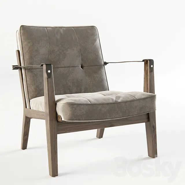 NERI & HU – 781 CAPO LOUNGE CHAIR 3DModel
