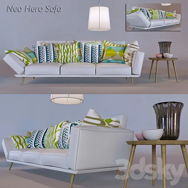 Nero Hero Sofa 3D Model Nero Hero Sofa 3D Model
