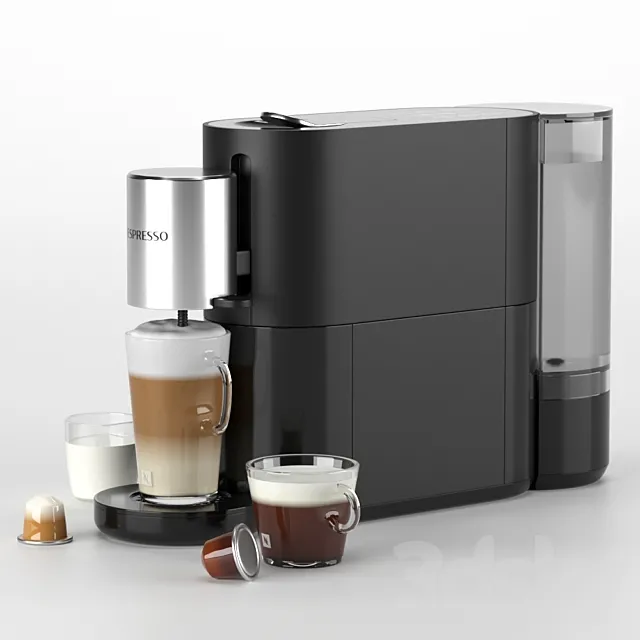 Nespresso Atelier coffee machine 3D Model Nespresso Atelier coffee machine 3D Model