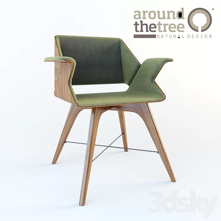 Nest Wings Chair by Around The Tree 3D Model Nest Wings Chair by Around The Tree 3D Model