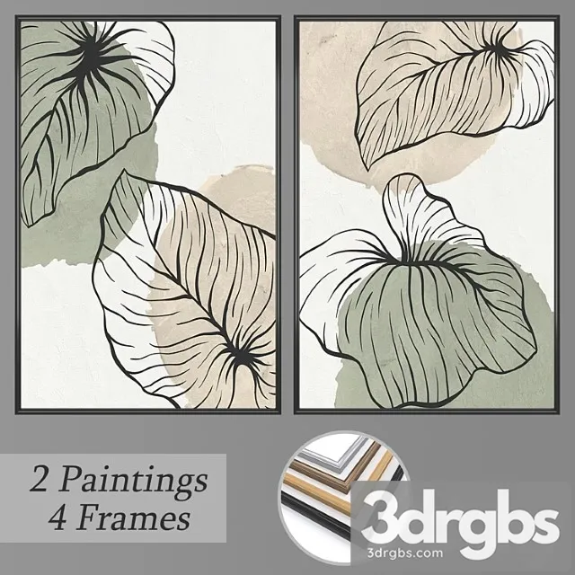 Network Of Wall Pictures No 3346 3D Model Download Network Of Wall Pictures No 3346 3D Model Download