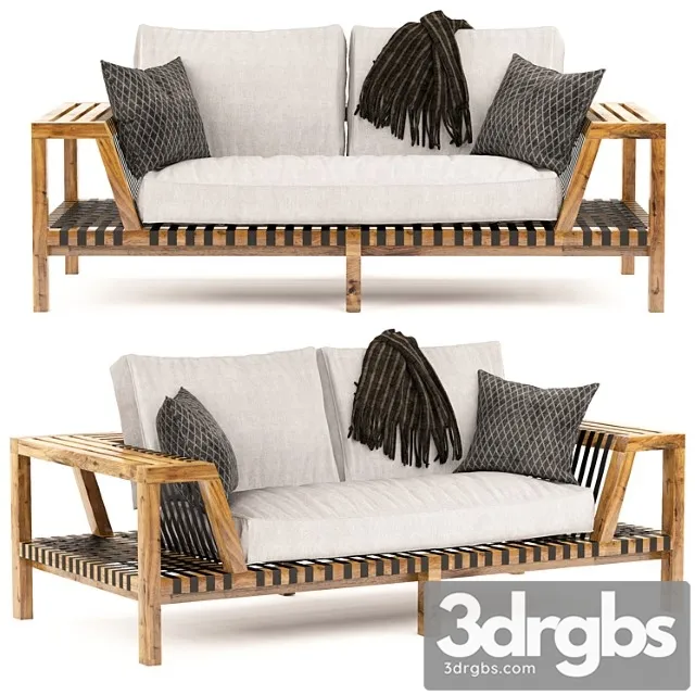 Network sofa rodolfo dordoni roda 2 3D Model Download