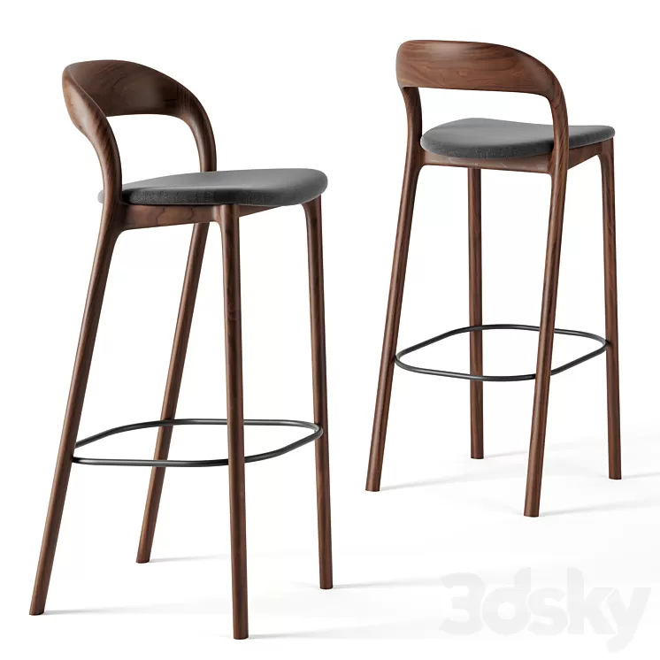 Neva Light Bar chair by Artisan 3D Model Neva Light Bar chair by Artisan 3D Model