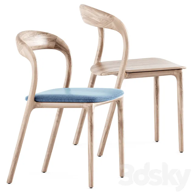 Neva light chair by Artisan 3D Model Neva light chair by Artisan 3D Model