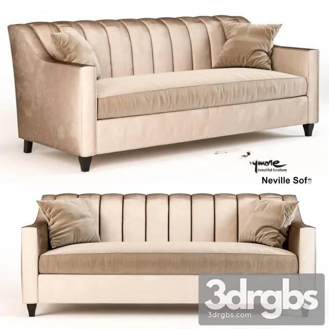Neville Sofa 3D Model Download