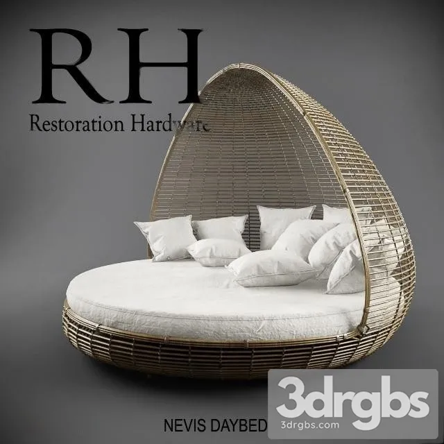 Nevis Daybed 3D Model Download