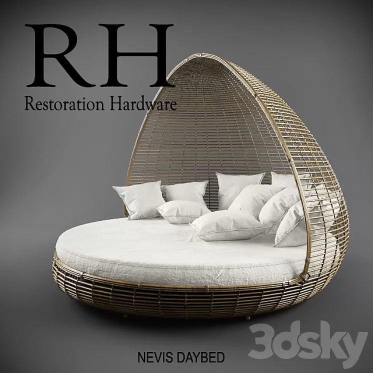NEVIS DAYBED 3D Model