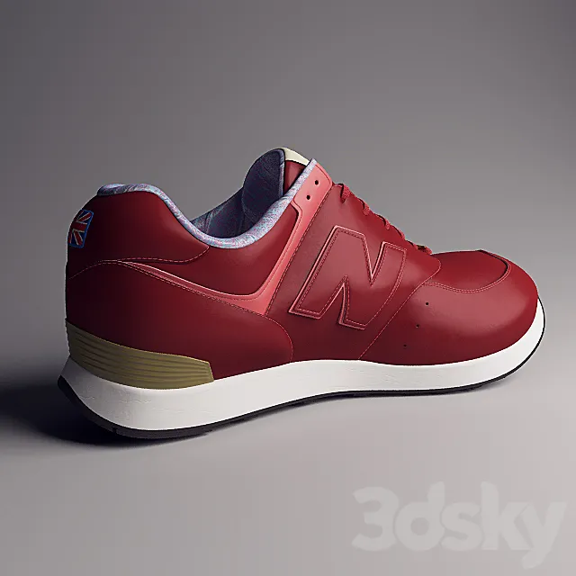 New Balance 576 “The Red Lion” 3D Model