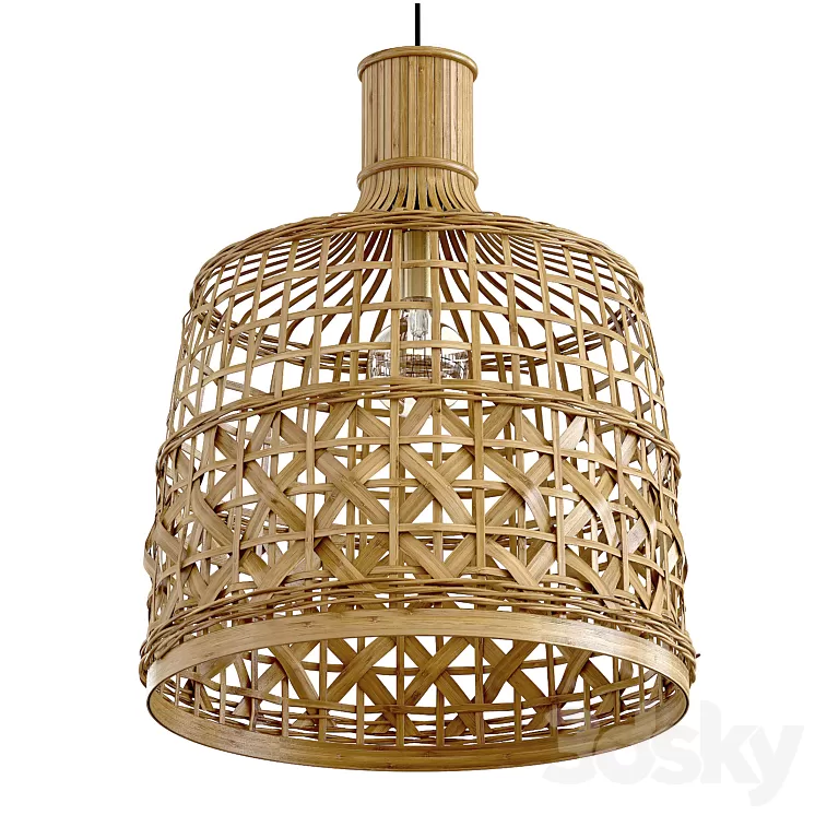 New Bamboo Ceiling Lamp light alternative 3D Model New Bamboo Ceiling Lamp light alternative 3D Model