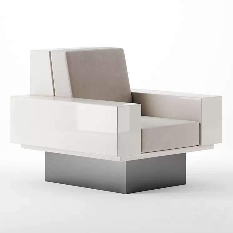 NEW BAUHAUS ARMCHAIR by Pierre Augustin Rose 3D Model NEW BAUHAUS ARMCHAIR by Pierre Augustin Rose 3D Model