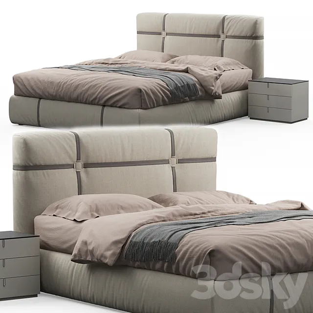 New bond bed by flou 3DModel New bond bed by flou 3DModel