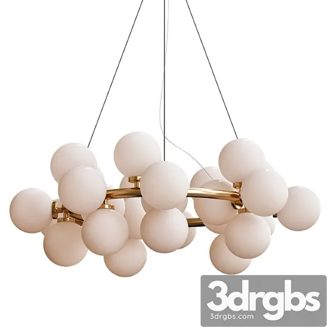 New Bubble Modern Led Pendant Lights Lamp 3D Model Download