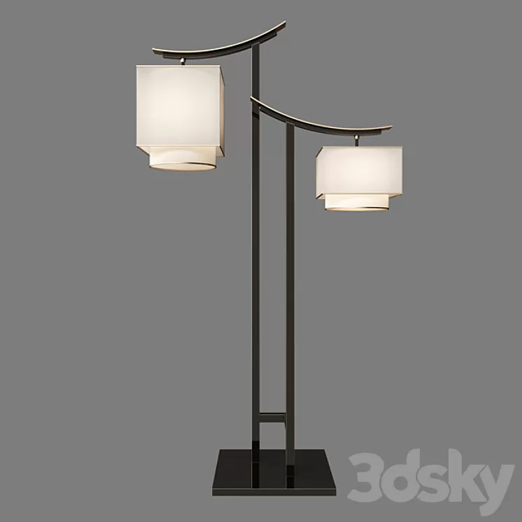 New chinese floor lamp 3D Model New chinese floor lamp 3D Model