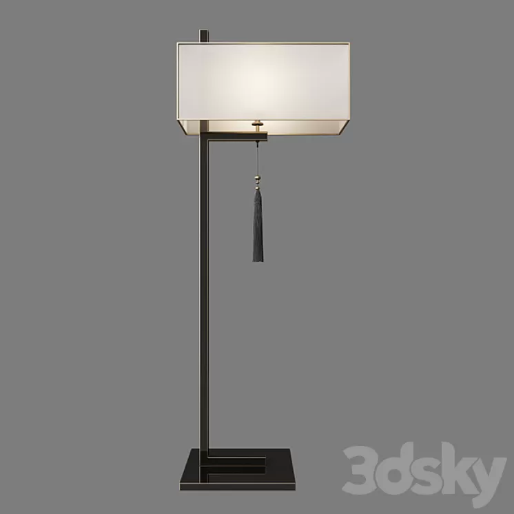 New chinese floor lamp 3D Model New chinese floor lamp 3D Model