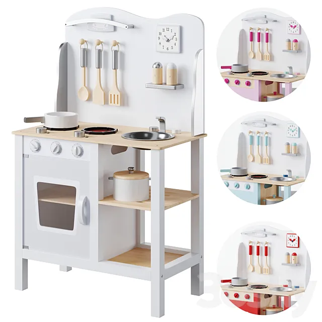 New Classic Toys Children’s kitchen 2 3D Model New Classic Toys Children’s kitchen 2 3D Model