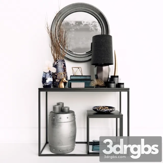 New Decorative Set 3D Model Download New Decorative Set 3D Model Download