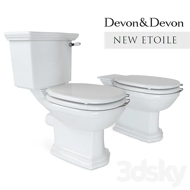 New Etoile WC 3D Model
