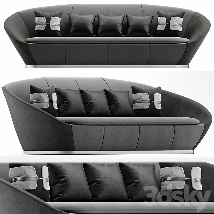 New life sofa – bois de roses 3D Model