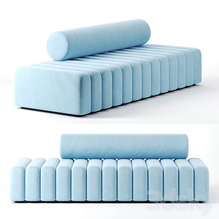 New moon couch by MurrMurr 3D Model New moon couch by MurrMurr 3D Model