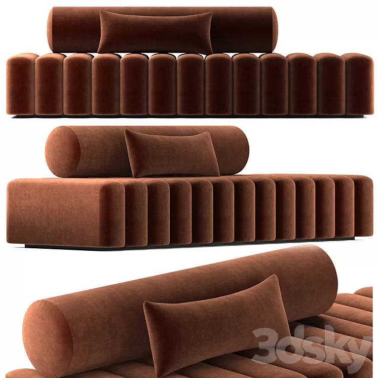 New Moon Couch Sofa 3D Model New Moon Couch Sofa 3D Model
