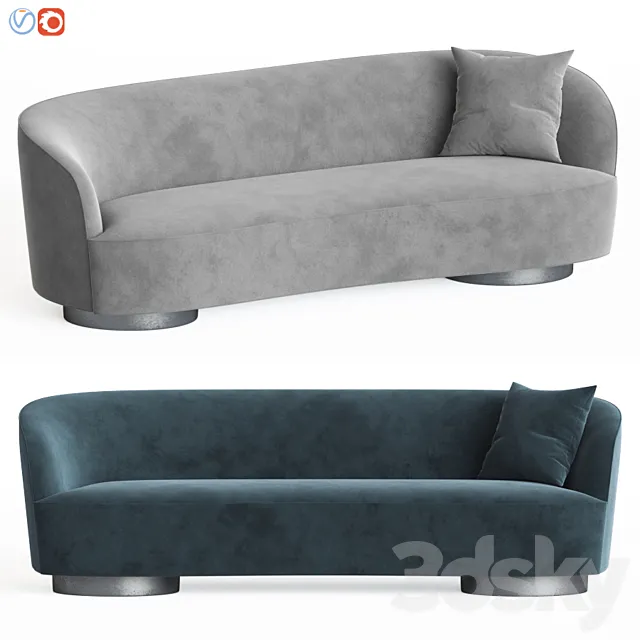New Moon Sofa Vladimirkagan 3D Model