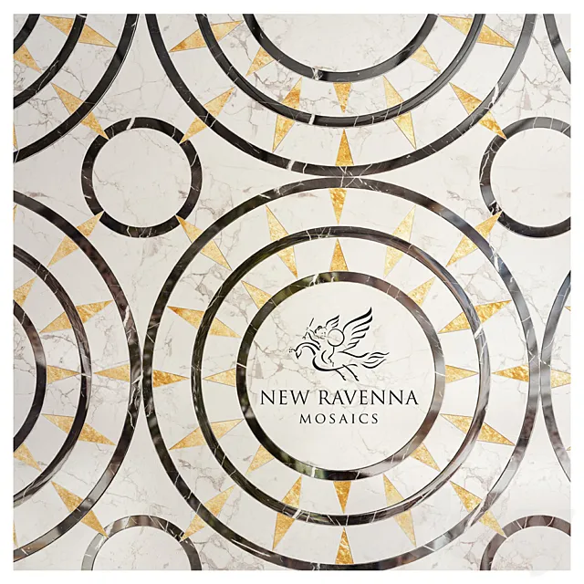 New Ravenna Mosaics _ Aurora 3DModel New Ravenna Mosaics _ Aurora 3DModel