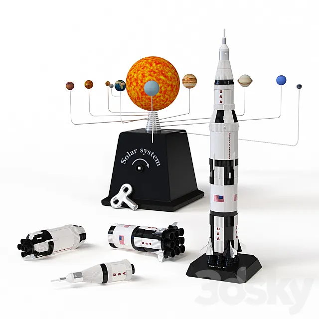 New Ray rocket 3D Model New Ray rocket 3D Model