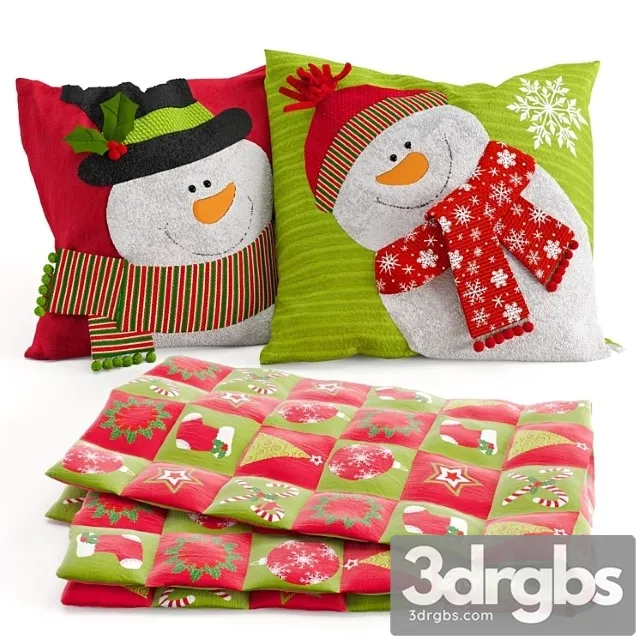 New year decorative set. 3D Model Download New year decorative set. 3D Model Download