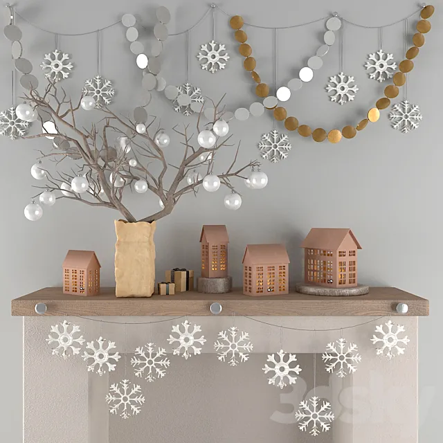 New Year’s decor 3D Model