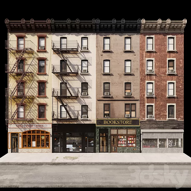 New york facade 3D Model