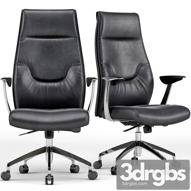 New York High Back Office Chair 3D Model Download