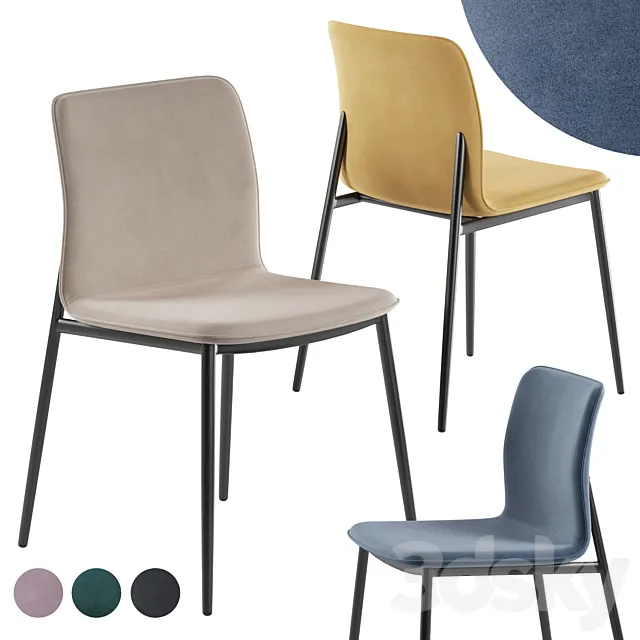 Newport chair Boconcept 3D Model