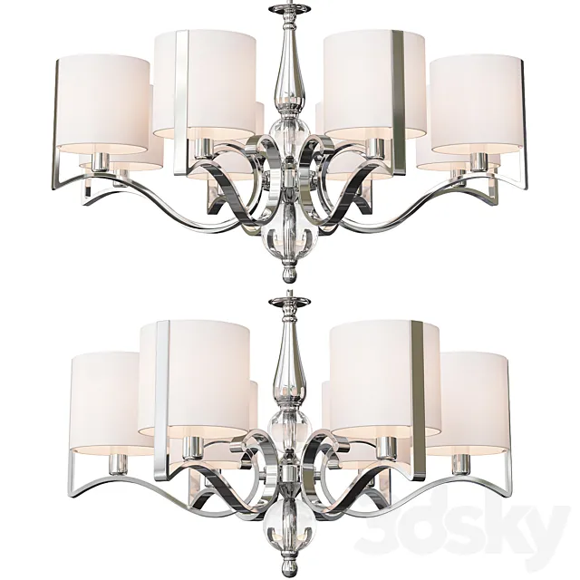 Newport Chandeliers Set 3DModel