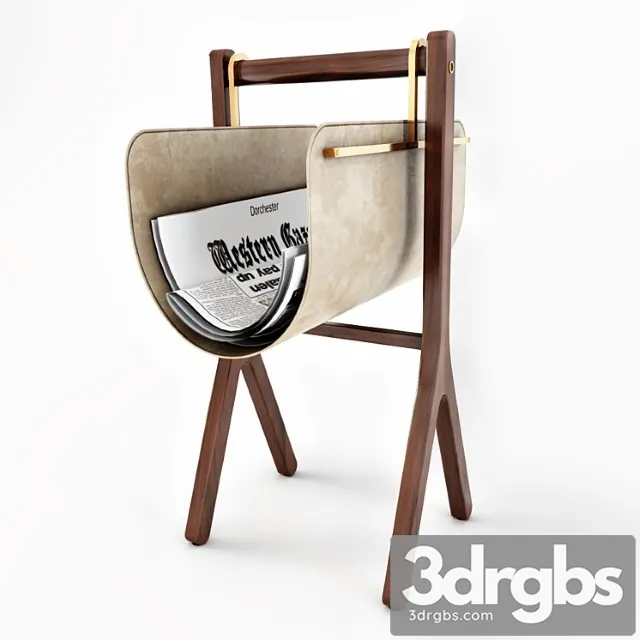 Newspaper poltrona frau 2 3D Model Download